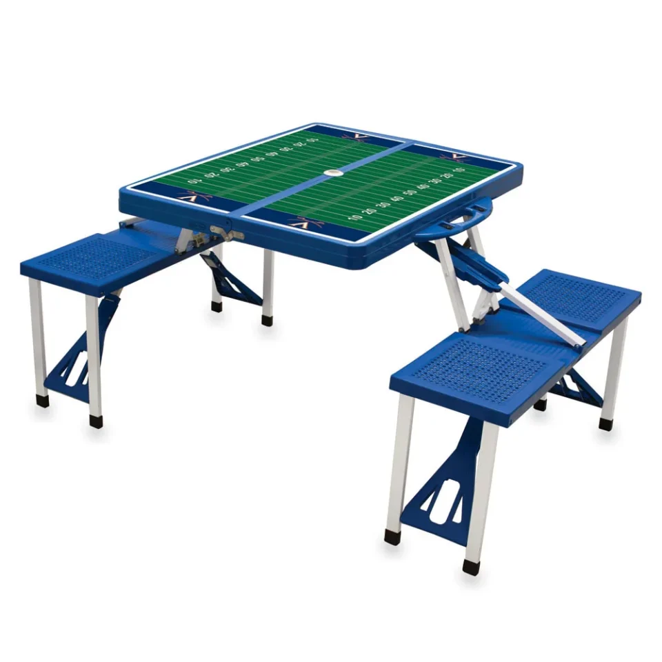Food-Grade Virginia Team Sports Cavaliers Portable Folding Picnic Table