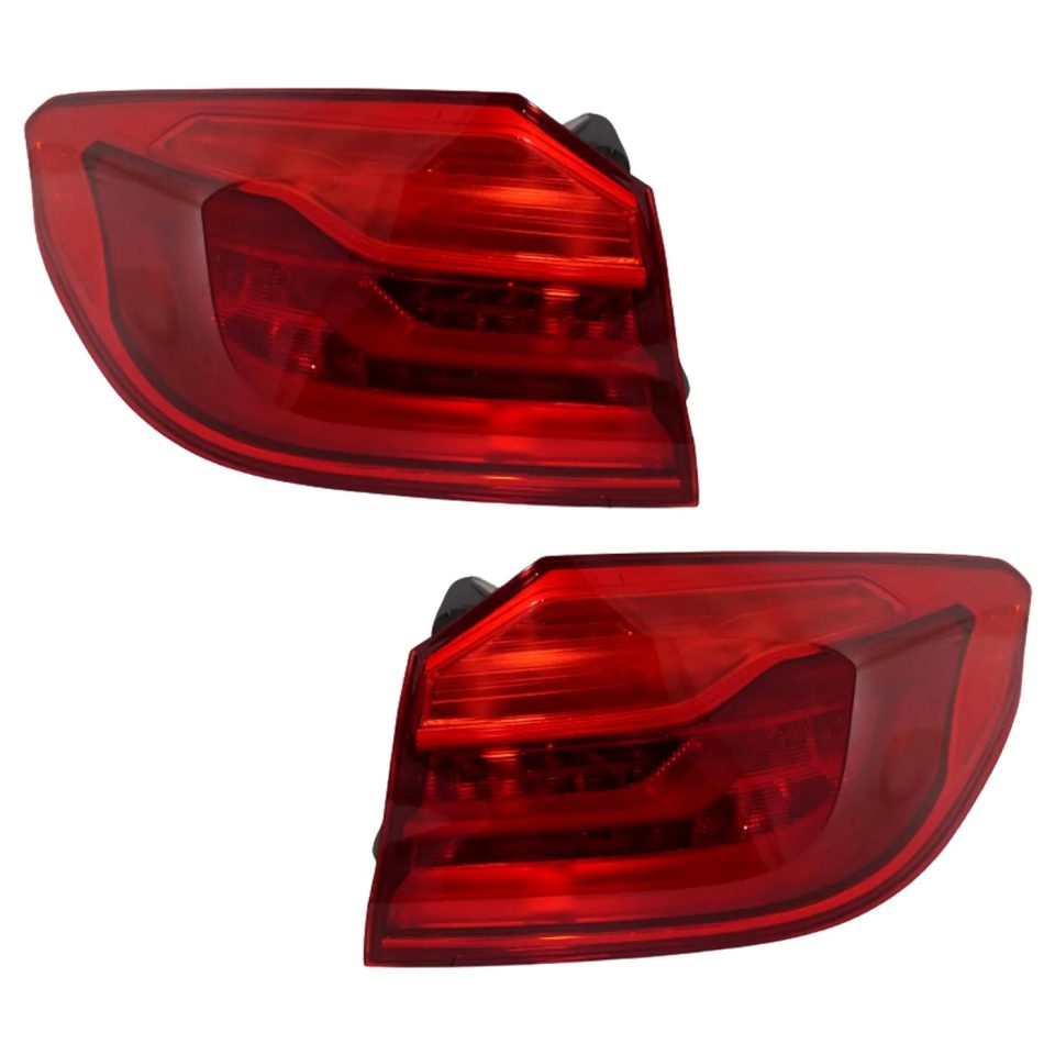 Ultimate Portable Tail Light Set For 2017-2020 BMW 540i 530i Left and Right Outer Red Lens LED