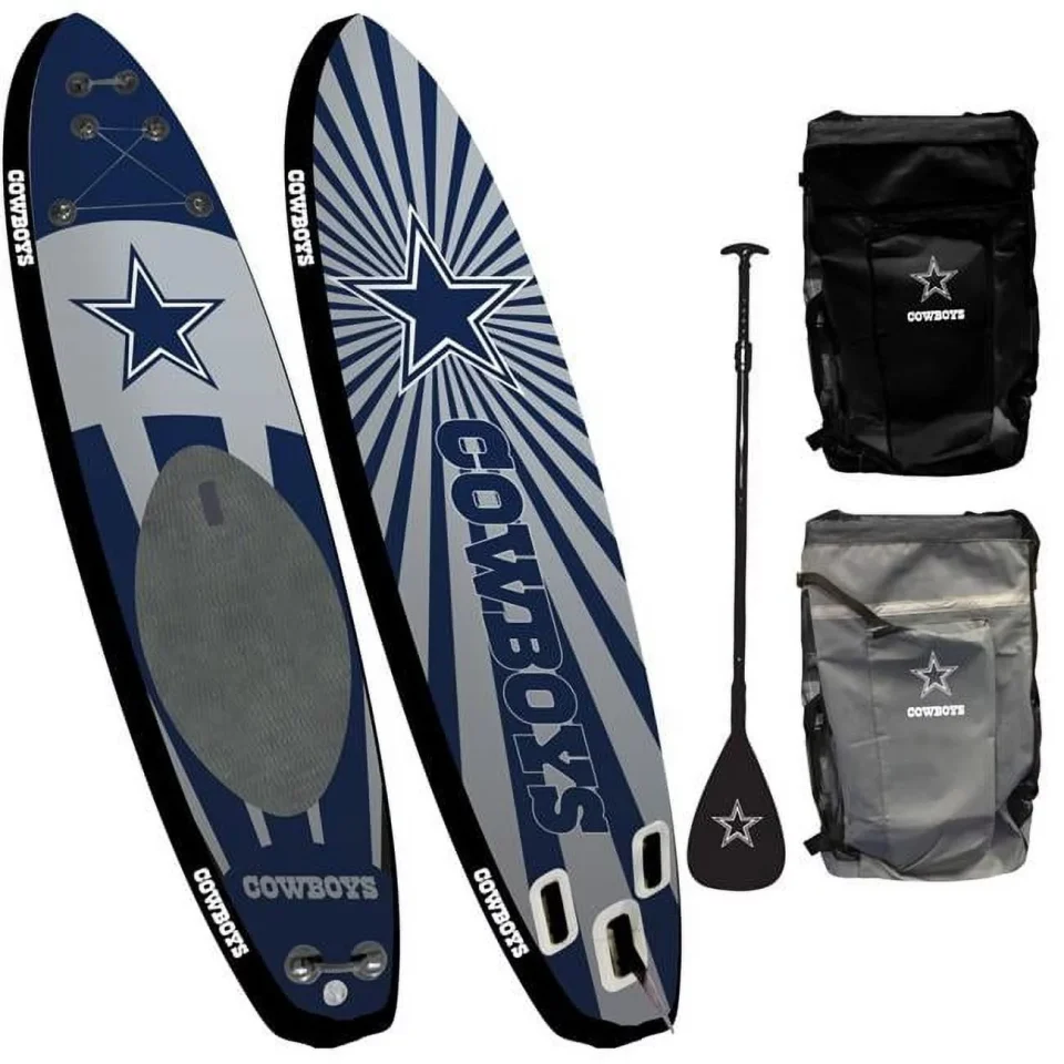 Stainless Steel Dallas Cowboys Inflatable Stand Up Paddle Board