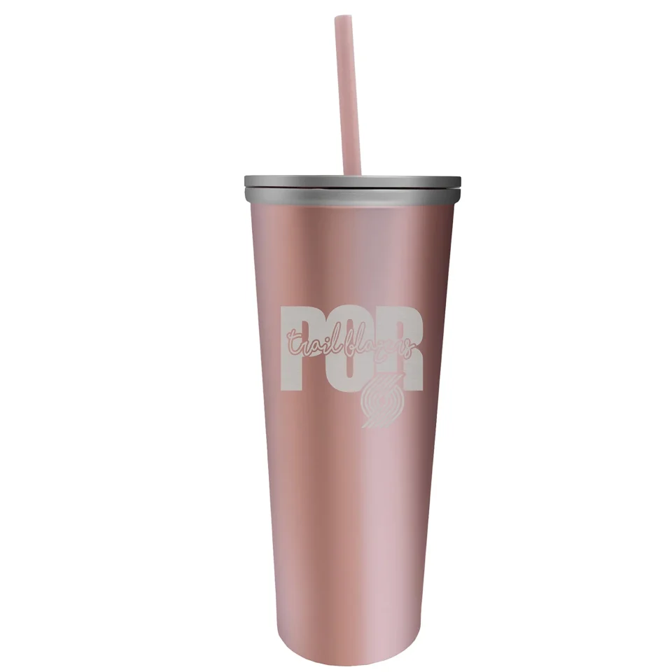 Best-Selling Portland Trail Blazers 18oz. Skinny Rose Gold Tumbler