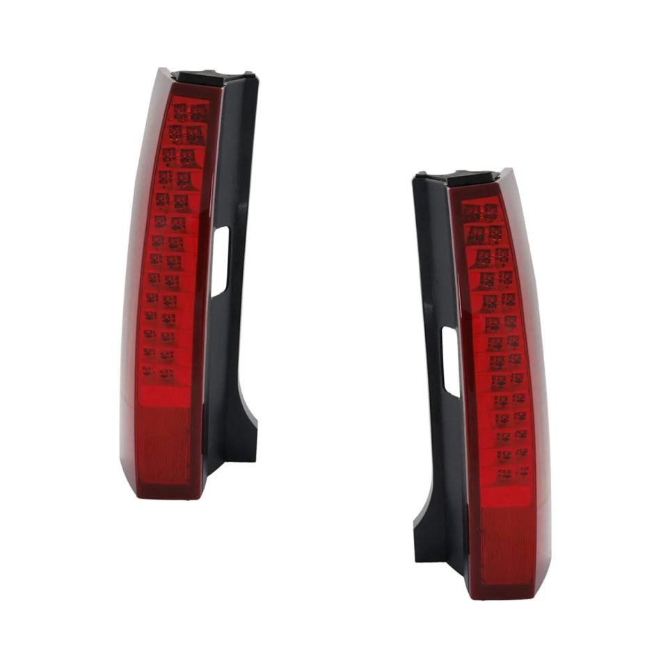 Pure Prime Tail Light Set For 2004-2009 Cadillac SRX Left and Right Red Lens Halogen