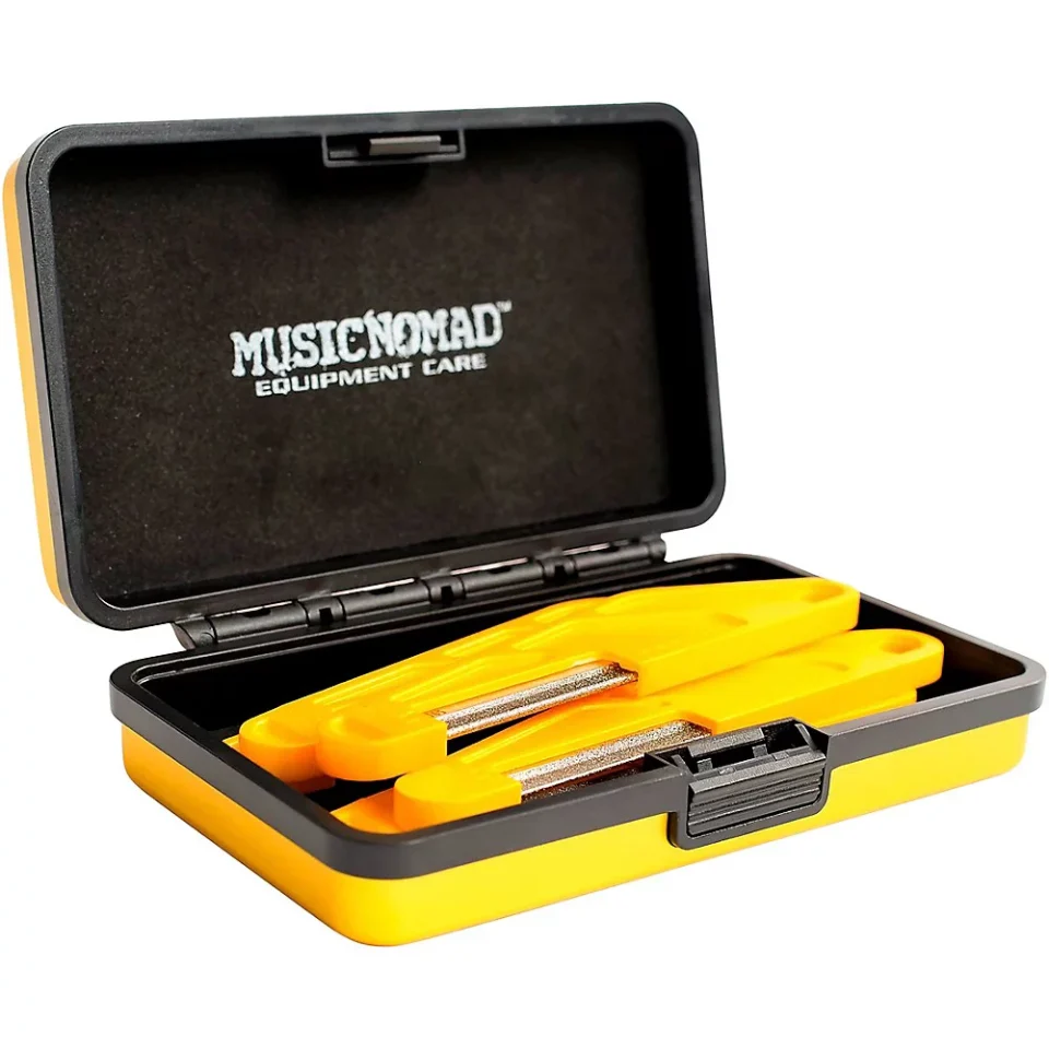 Cooking Music Nomad 5-Piece Bass Guitar Diamond-Coated Nut File Set