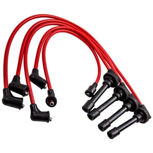 BPA-Free 5 Pieces Spark Plug Ignition Wire for Honda Odyssey Civic Del Sol for Acura