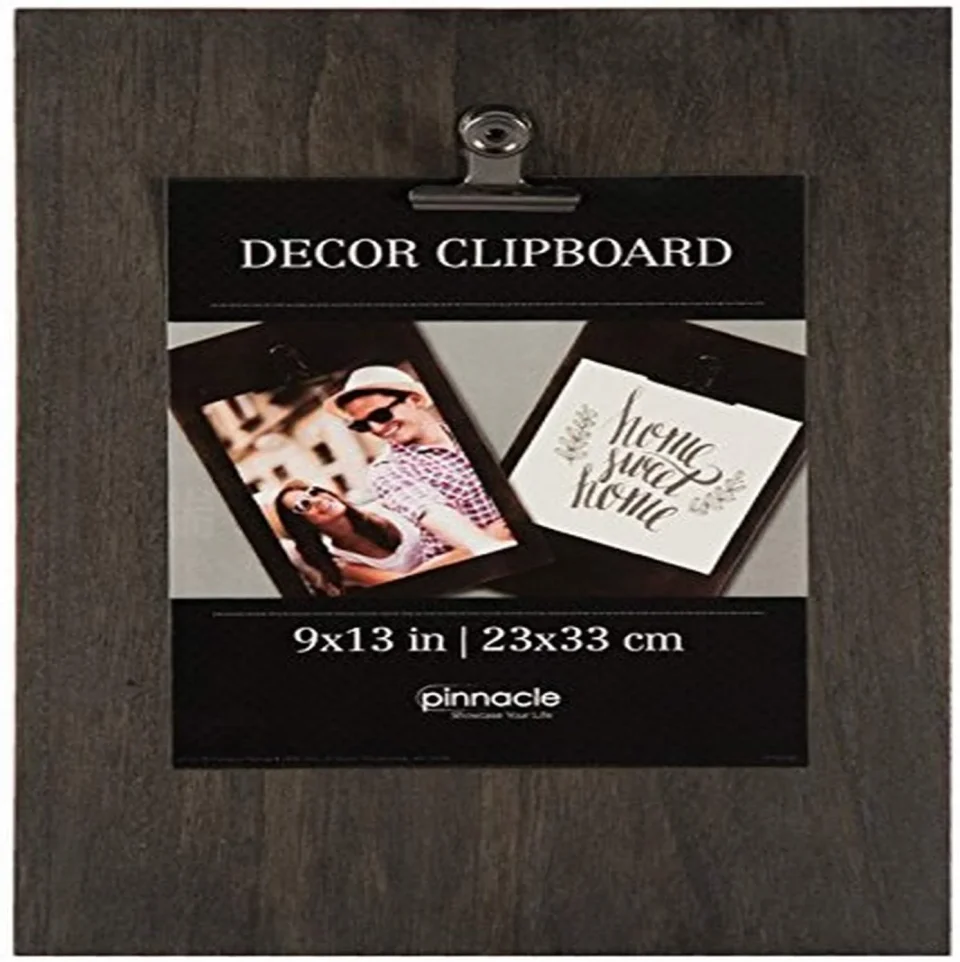 Upgraded Pinnacle 9 x 13 Black Clipboard, 1 Each