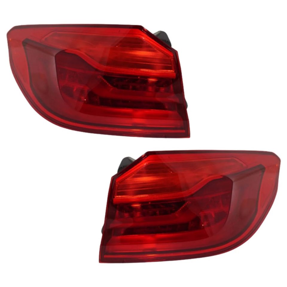 Thickened Tail Light Set For 2017-2020 BMW 540i 530i Left and Right Outer Red Lens LED