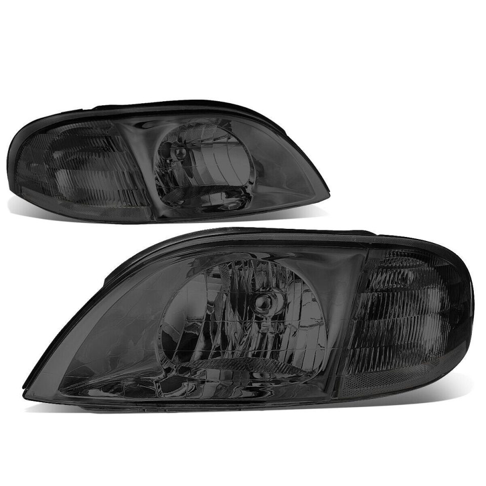 Baking 1999-2003 d Windstar Headlight Headlamp Lamps Left + Right Smoked Clear