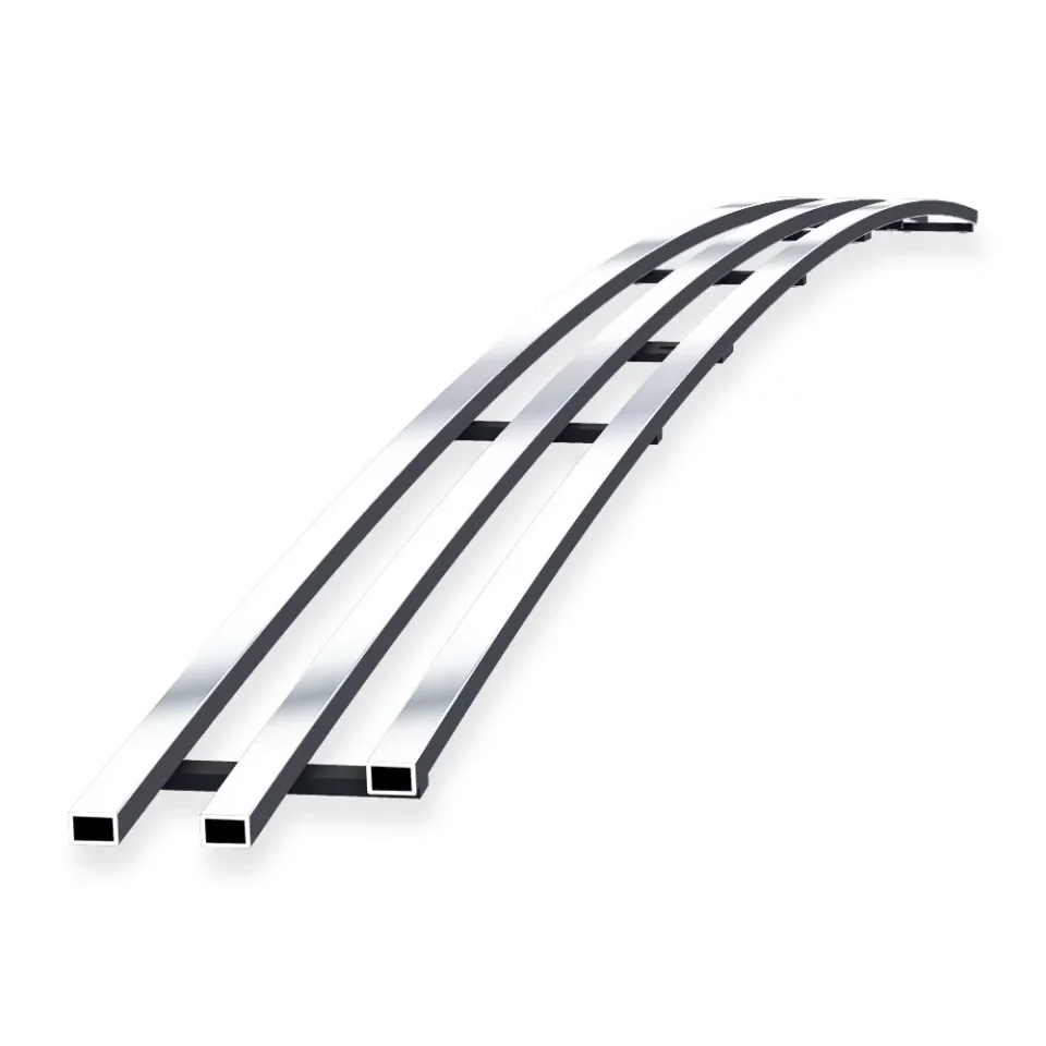 Bamboo APS Compatible with Toyota Tundra 2014-2021 Lower Bumper Stainless Steel Chrome 8x6 Horizontal Billet Grille Grill Insert T65988A