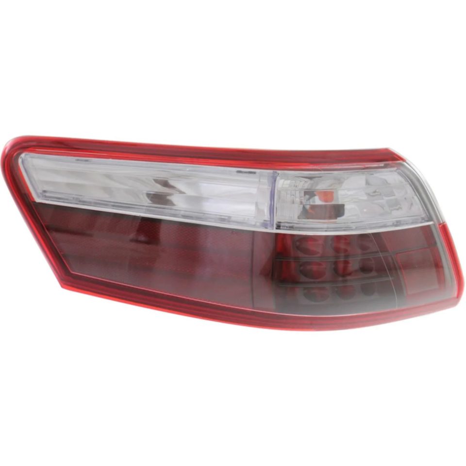 Matte Clear Tail Light For 07-09 Toyota Camry Driver Side Outer Hybrid